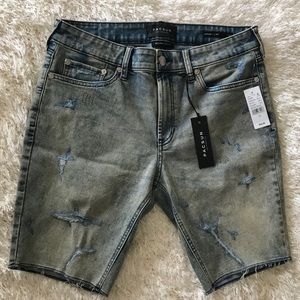 Nwt Pacsun Men’s Skinniest Denim Shorts,size 33